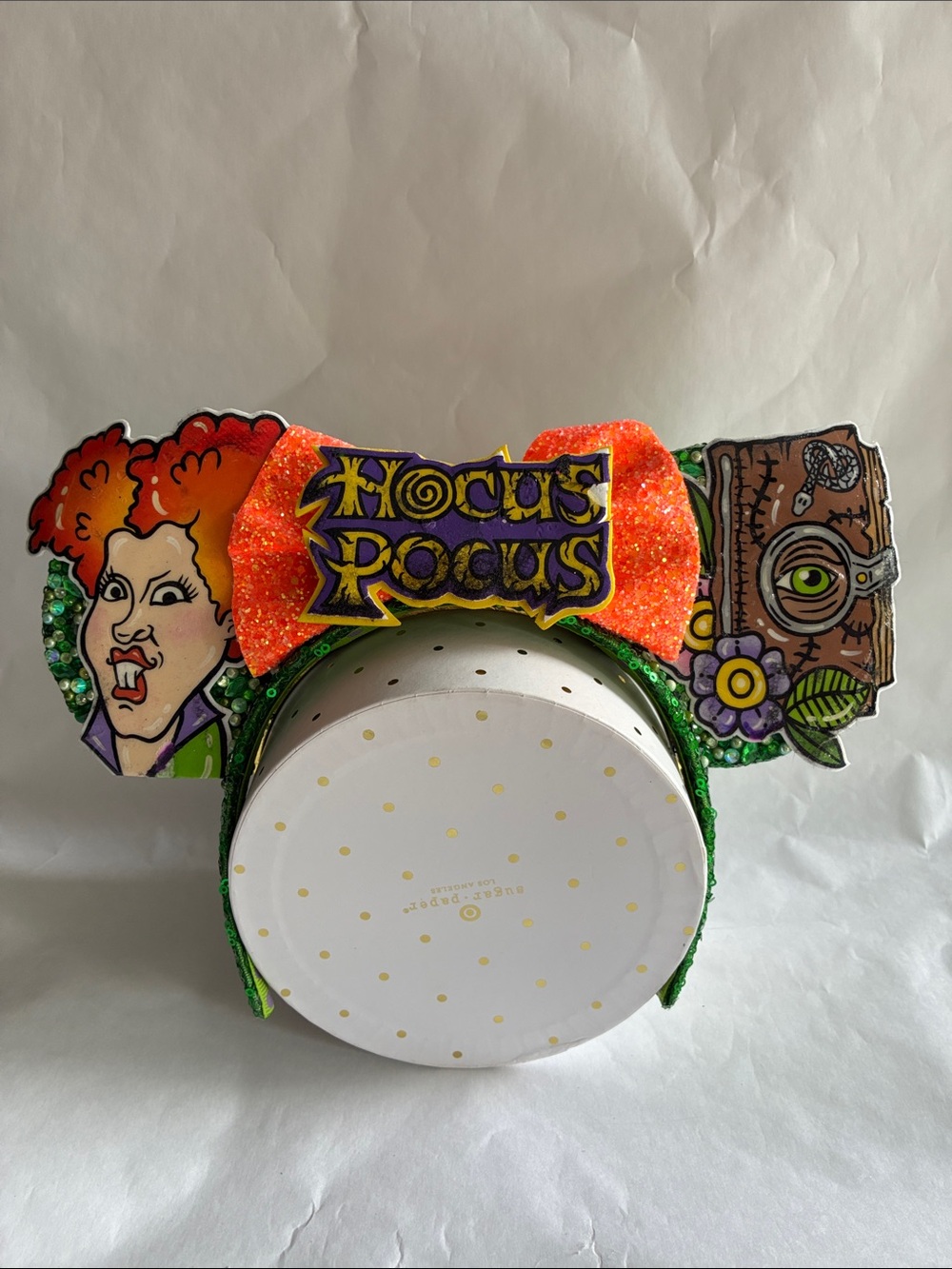 Custom Hocus Pocus Winifred Sanderson Halloween Minnie Ears Headband